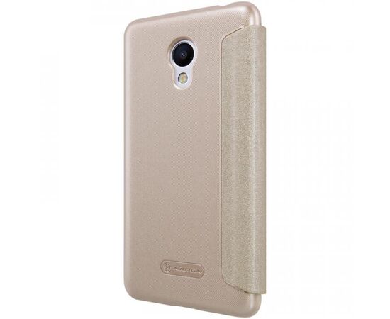 Купить Чехол-книжка Nillkin Sparkle case Meizu M3S Gold, фото , изображение 5, характеристики, отзывы