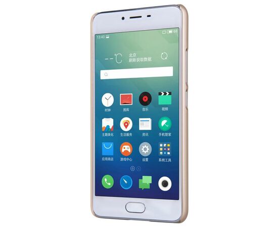 Купить Чехол-накладка Nillkin Super Frosted Shield Meizu M3S Gold, фото , изображение 4, характеристики, отзывы