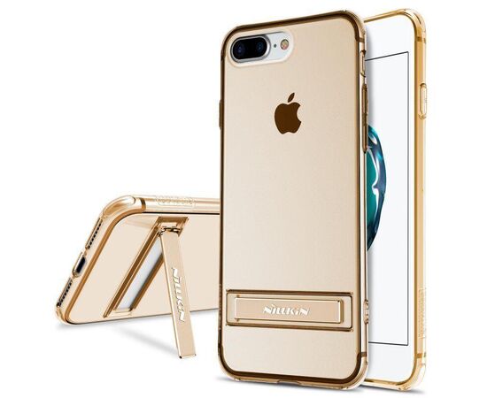 Купить Чехол-накладка Nillkin TPU Crashproof II with Holder iPhone 7 Plus Brown, фото , изображение 2, характеристики, отзывы