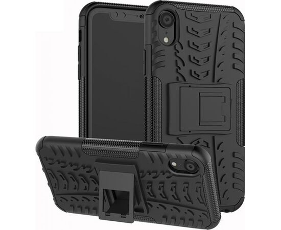 Придбати Чехол-накладка TOTO Dazzle Kickstand 2 in 1 Case Apple iPhone XR Black, image , зображення 3, характеристики, відгуки