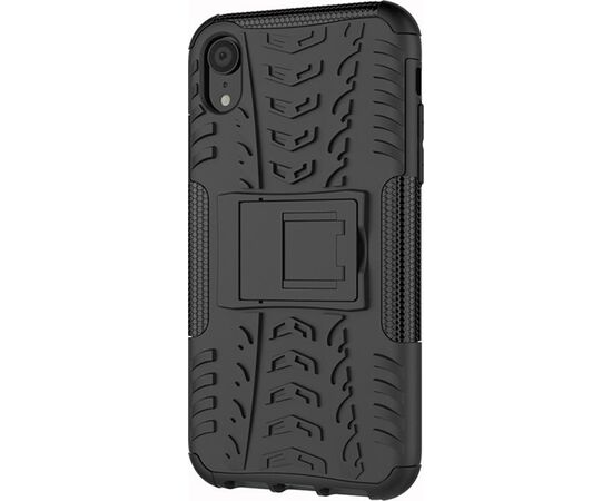 Придбати Чехол-накладка TOTO Dazzle Kickstand 2 in 1 Case Apple iPhone XR Black, image , зображення 6, характеристики, відгуки