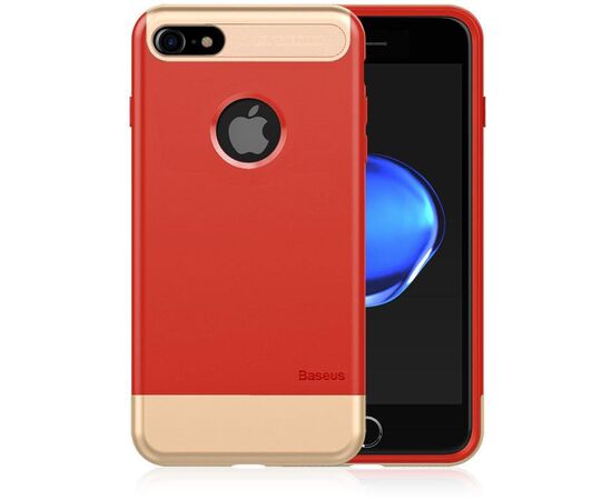 Придбати Чехол-накладка Baseus Taste Style Series iPhone 7 Red/Gold, image , характеристики, відгуки