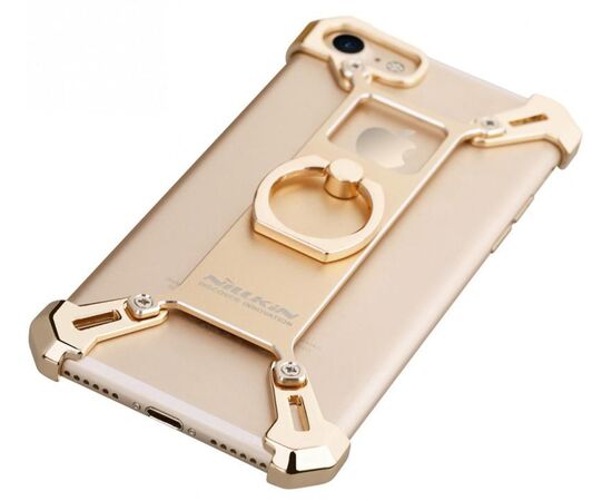 Придбати Чехол-накладка Nillkin Barde Metal Case iPhone 7 Gold, image , зображення 3, характеристики, відгуки