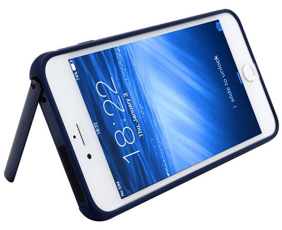 Придбати Чехол-накладка Baseus Hermit Bracket Case iPhone 7 Plus Dark Blue, image , зображення 3, характеристики, відгуки