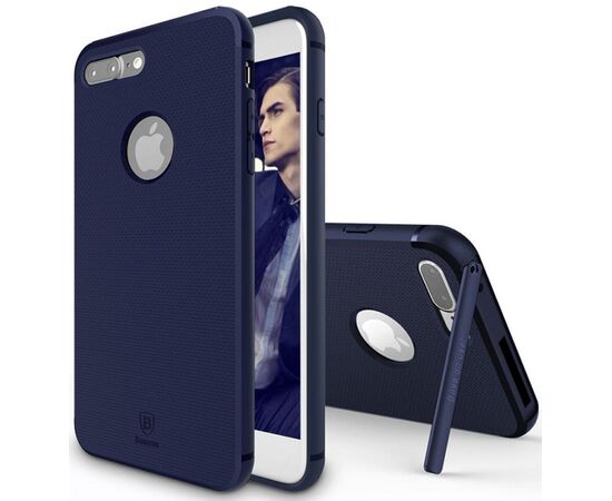 Придбати Чехол-накладка Baseus Hermit Bracket Case iPhone 7 Plus Dark Blue, image , зображення 5, характеристики, відгуки