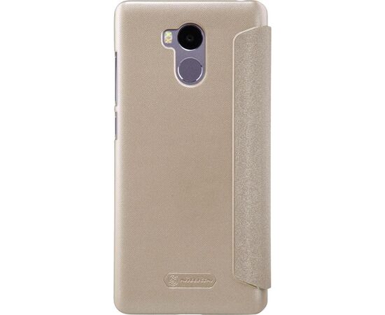 Купить Чехол-книжка Nillkin Sparkle case Xiaomi Redmi 4 Prime Gold, фото , изображение 2, характеристики, отзывы