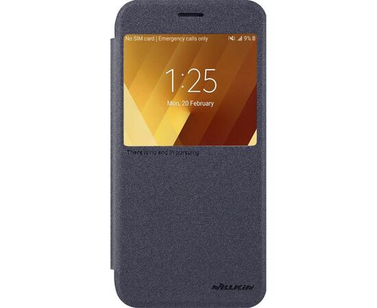 Придбати Чехол-книжка Nillkin Sparkle case Samsung Galaxy A3 A320F 2017 Black, image , зображення 2, характеристики, відгуки