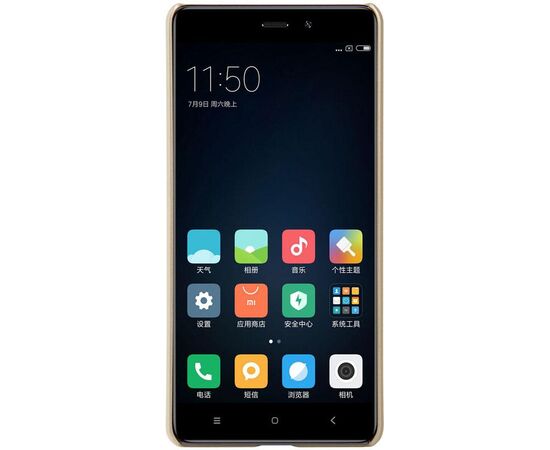 Придбати Чехол-накладка Nillkin Super Frosted Shield Xiaomi Redmi 4 Gold, image , зображення 2, характеристики, відгуки