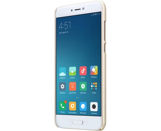 Придбати Чехол-накладка Nillkin Super Frosted Shield Xiaomi Mi5c Gold, image , зображення 5, характеристики, відгуки