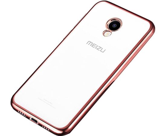 Придбати Чехол-накладка TOTO TPU case Electroplated Meizu M5 Rose Gold, image , характеристики, відгуки