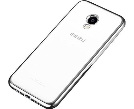 Придбати Чехол-накладка TOTO TPU case Electroplated Meizu M5s Silver, image , характеристики, відгуки