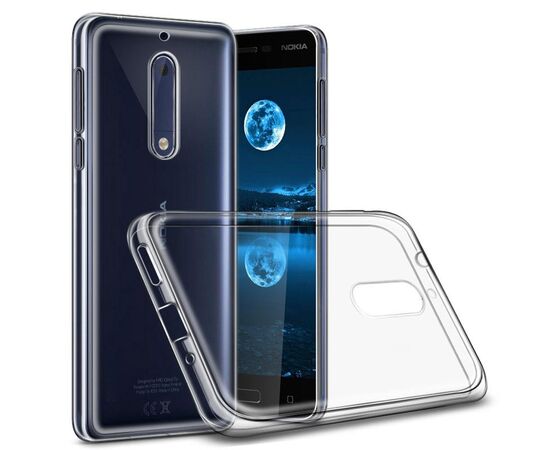 Придбати Чехол-накладка TOTO TPU High Clear Case Nokia 5 Transparent, image , характеристики, відгуки