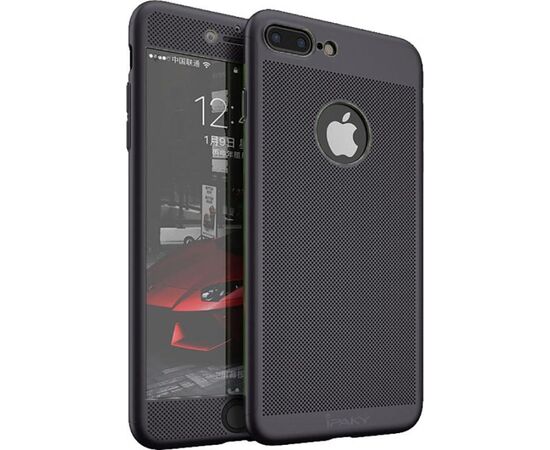 Придбати Чехол-накладка Ipaky 360 Mesh PC Heat Dissipation cover case 3 in 1 iPhone 7 Plus Black, image , зображення 6, характеристики, відгуки