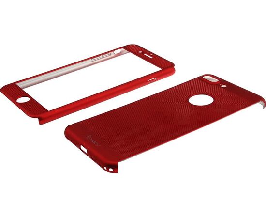 Придбати Чехол-накладка Ipaky 360 Mesh PC Heat Dissipation cover case 3 in 1 iPhone 7 Plus Red, image , зображення 4, характеристики, відгуки