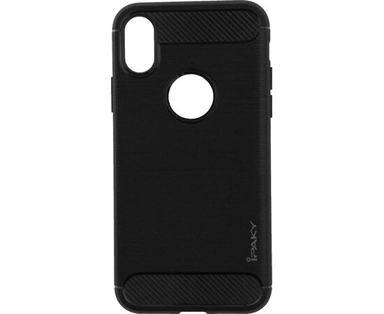 Придбати Чехол-накладка Ipaky TPU Slim iPhone X Black, image , зображення 2, характеристики, відгуки