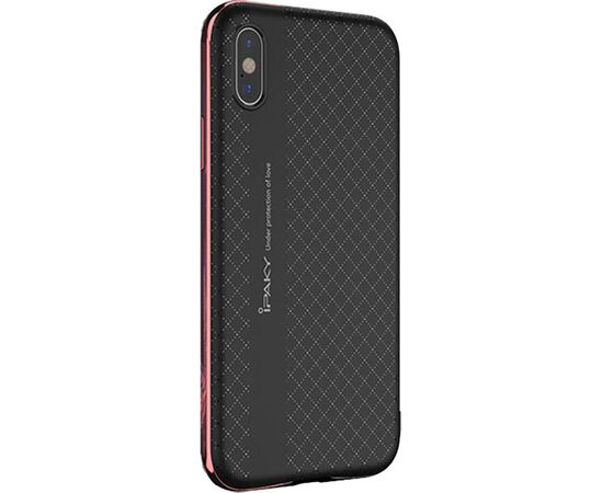 Придбати Чехол-накладка Ipaky TPU+PC iPhone X Black/Red, image , характеристики, відгуки