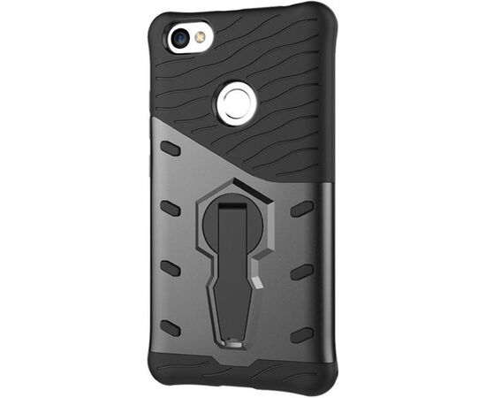 Придбати Чехол-накладка TOTO TPU+PC 360 degrees kickstand armor Xiaomi Redmi Note 5A Black, image , характеристики, відгуки