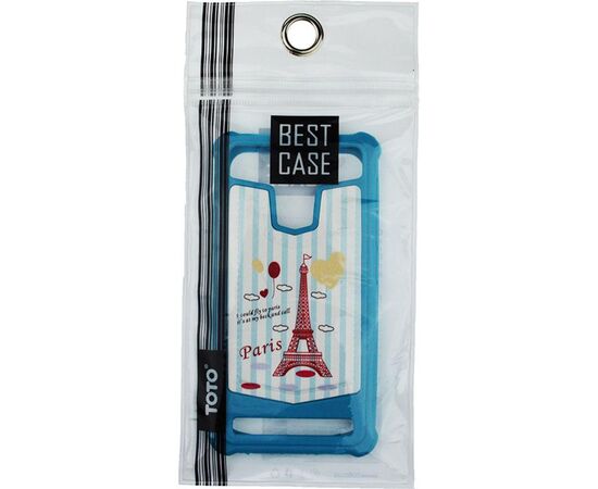 Придбати Чехол-накладка TOTO Universal TPU case with image 4,5" Eiffel Tower Blue, image , характеристики, відгуки