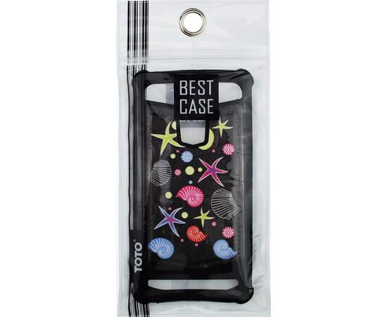 Придбати Чехол-накладка TOTO Universal TPU case with image 4,5" Sea Stars Black, image , характеристики, відгуки