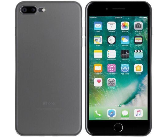 Купить Чехол-накладка TOTO Ultra Thin TPU Case iPhone 7 Plus/8 Plus Black, фото , изображение 2, характеристики, отзывы