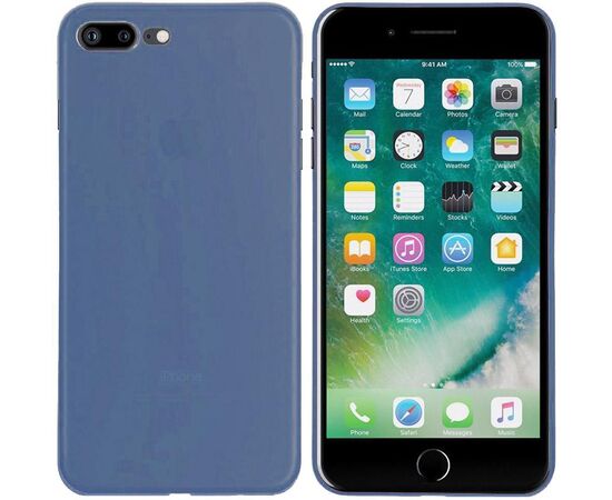 Купить Чехол-накладка TOTO Ultra Thin TPU Case iPhone 7 Plus/8 Plus Blue, фото , характеристики, отзывы