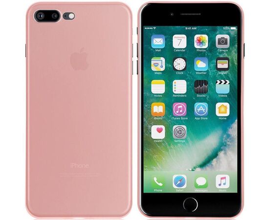 Придбати Чехол-накладка TOTO Ultra Thin TPU Case iPhone 7 Plus/8 Plus Pink, image , характеристики, відгуки