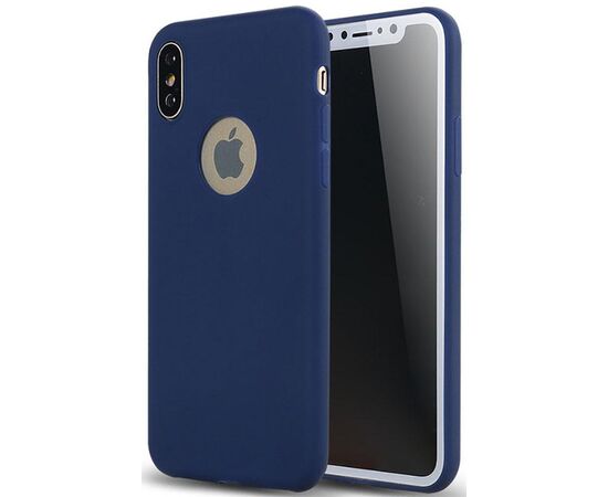 Придбати Чехол-накладка TOTO Matte colorful TPU case iPhone X Blue, image , характеристики, відгуки