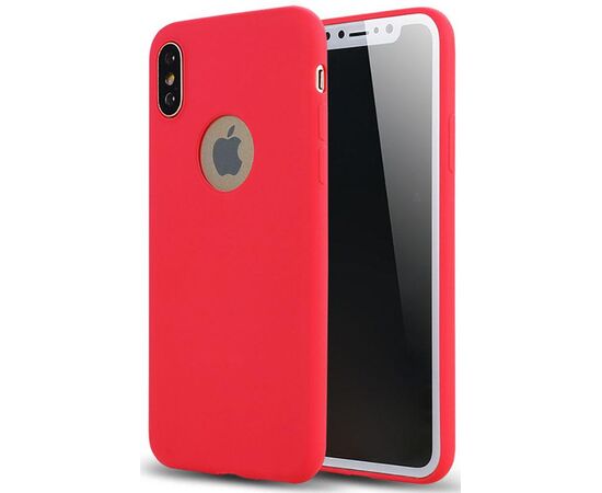 Купить Чехол-накладка TOTO Matte colorful TPU case iPhone X Red, фото , характеристики, отзывы