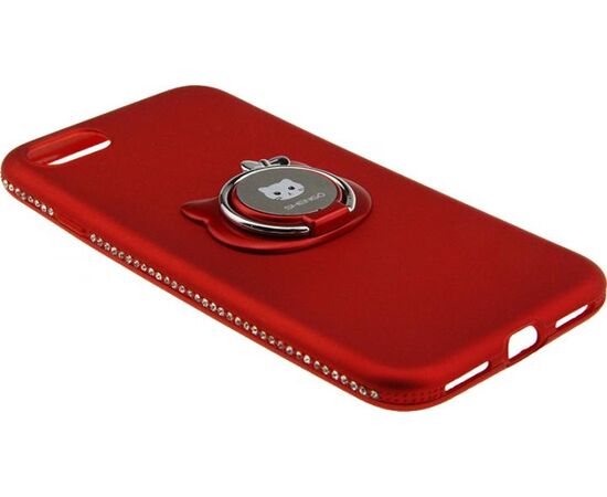 Придбати Чехол-накладка SHENGO Soft-touch holder TPU Case iPhone 8 Red, image , зображення 8, характеристики, відгуки