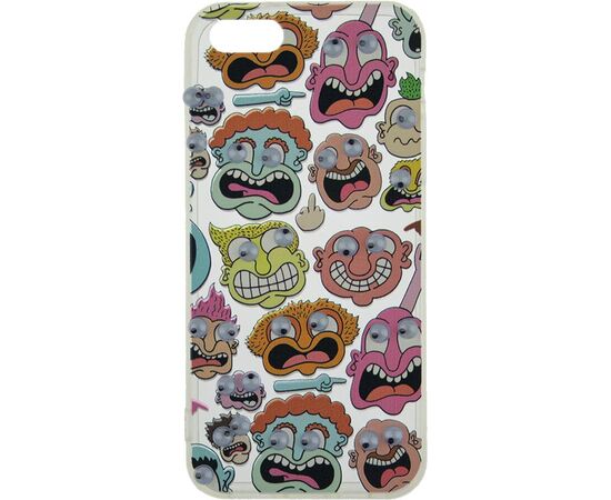 Придбати Чехол-накладка TOTO TPU+PC Case Eye IPhone 5/5S/SE Face Transparent, image , зображення 2, характеристики, відгуки