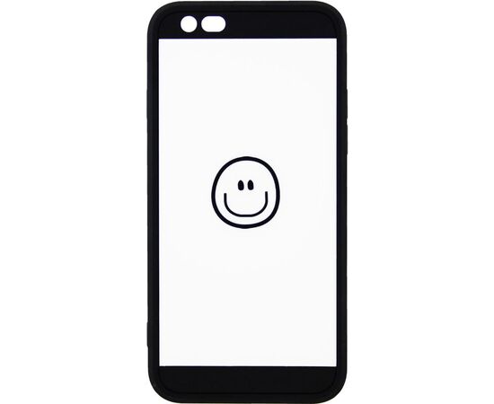 Придбати Чехол-накладка TOTO TPU Cartoon Case IPhone 6/6S Smile Black, image , зображення 2, характеристики, відгуки