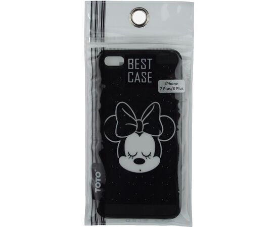 Придбати Чехол-накладка TOTO TPU Cartoon Case IPhone 7 Plus/8 Plus Mini Mouse Black, image , характеристики, відгуки