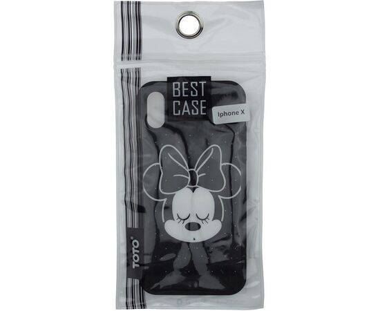 Придбати Чехол-накладка TOTO TPU Cartoon Case IPhone X Mini Mouse Black, image , характеристики, відгуки