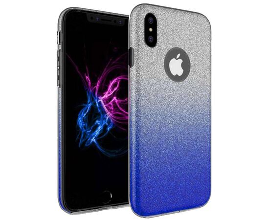 Придбати Чехол-накладка TOTO TPU Shine Case Gradient iPhone X/Xs Blue, image , характеристики, відгуки