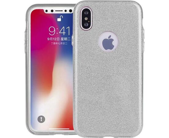 Придбати Чехол-накладка TOTO TPU Shine Case iPhone X Silver, image , характеристики, відгуки