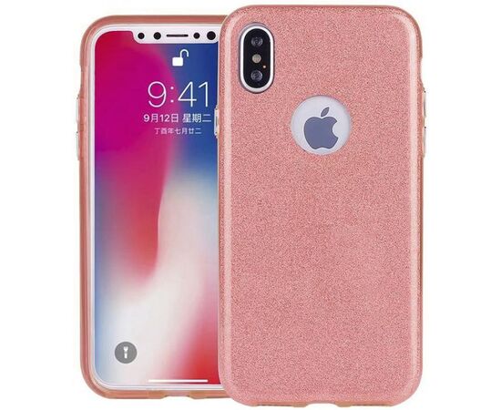 Придбати Чехол-накладка TOTO TPU Shine Case iPhone X Rose Gold, image , характеристики, відгуки