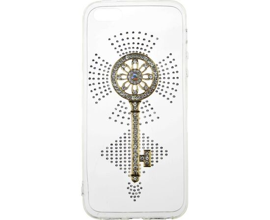 Купить Чехол-накладка TOTO TPU case with stones iPhone SE/5/5S Key Transparent, фото , изображение 2, характеристики, отзывы