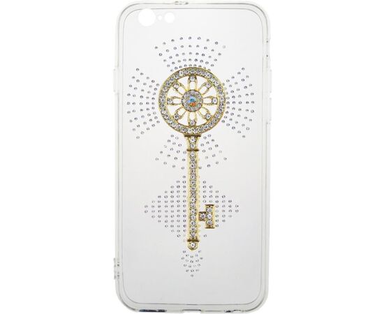 Придбати Чехол-накладка TOTO TPU case with stones iPhone 6/6S Key Transparent, image , характеристики, відгуки