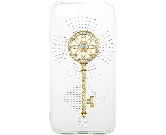 Придбати Чехол-накладка TOTO TPU case with stones iPhone 7/8/SE 2020 Key Transparent, image , характеристики, відгуки