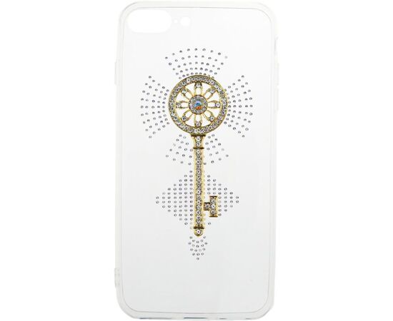 Купить Чехол-накладка TOTO TPU case with stones iPhone 7 Plus/8 Plus Key Transparent, фото , изображение 2, характеристики, отзывы