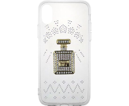 Придбати Чехол-накладка TOTO TPU case with stones iPhone X Perfume Transparent, image , зображення 2, характеристики, відгуки