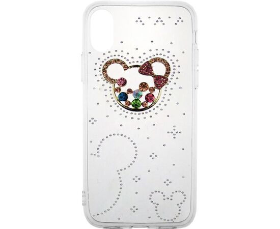 Купить Чехол-накладка TOTO TPU case with stones iPhone X Mouse Transparent, фото , изображение 2, характеристики, отзывы