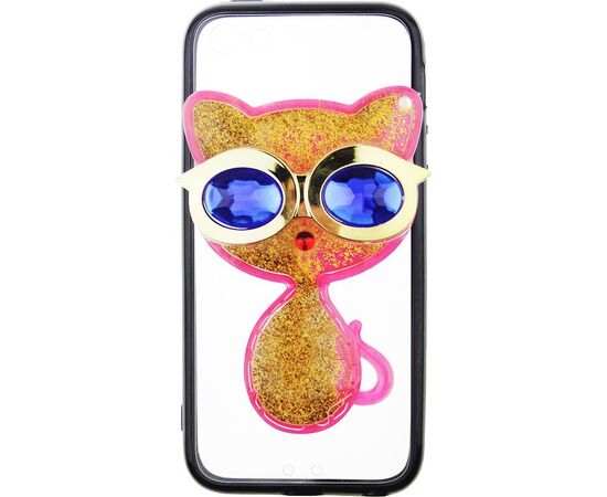 Придбати Чехол-накладка TOTO TPU Case Decorative Stones IPhone 5/5S/SE Cat Pink, image , зображення 2, характеристики, відгуки