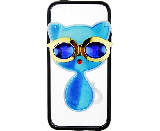 Купить Чехол-накладка TOTO TPU Case Decorative Stones IPhone 5/5S/SE Cat Blue, фото , изображение 2, характеристики, отзывы