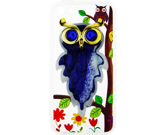 Придбати Чехол-накладка TOTO TPU Case Decorative Stones IPhone 5/5S/SE Owls Purple, image , зображення 2, характеристики, відгуки