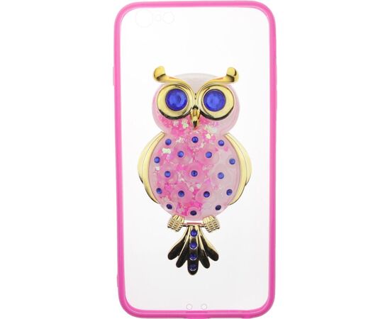 Придбати Чехол-накладка TOTO TPU Case Decorative Stones IPhone 6 Plus/6S Plus Owl Pink, image , зображення 2, характеристики, відгуки