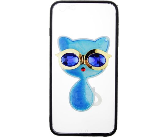 Купить Чехол-накладка TOTO TPU Case Decorative Stones IPhone 6 Plus/6S Plus Cat Blue, фото , характеристики, отзывы