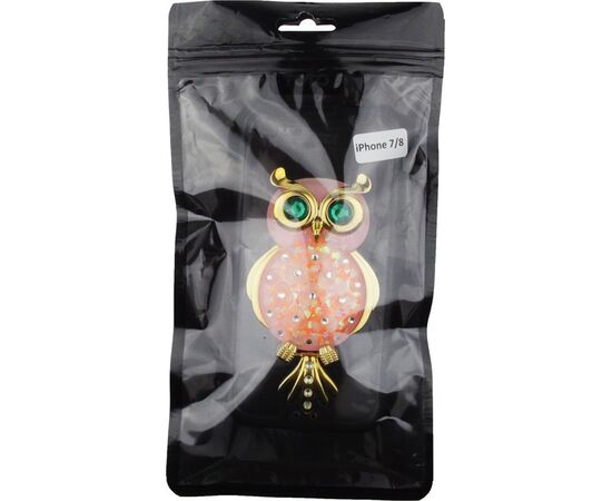 Придбати Чехол-накладка TOTO TPU Case Decorative Stones iPhone 7/8/SE 2020 Owl Black, image , характеристики, відгуки