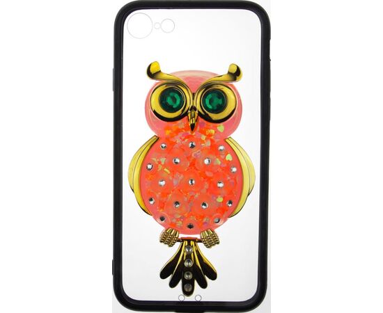 Придбати Чехол-накладка TOTO TPU Case Decorative Stones iPhone 7/8/SE 2020 Owl Black, image , зображення 2, характеристики, відгуки