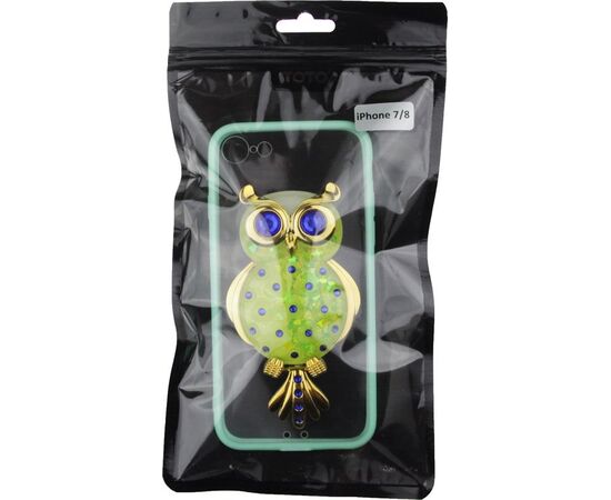 Придбати Чехол-накладка TOTO TPU Case Decorative Stones iPhone 7/8/SE 2020 Owl Green, image , характеристики, відгуки